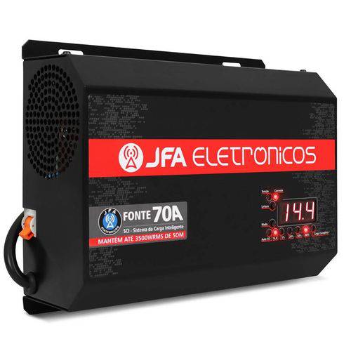 Fonte Automotiva Jfa 70a Sci 3500w Bi-volt Automático