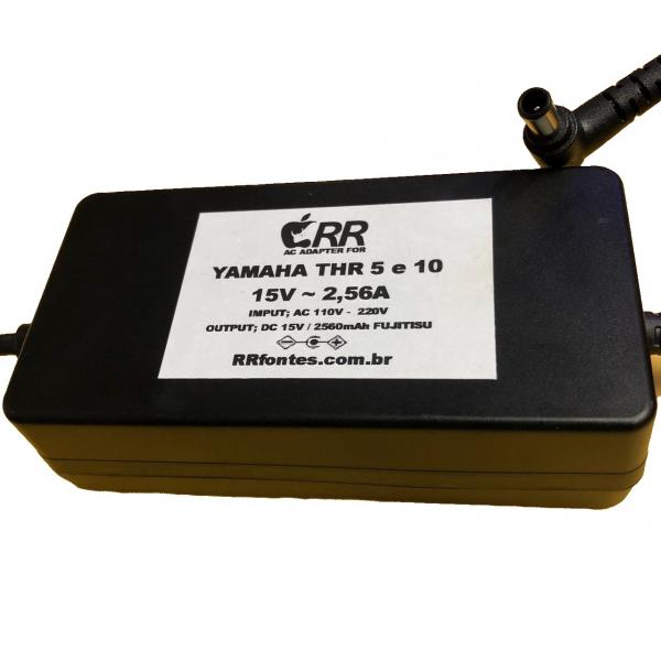 Fonte Carregador 15V para Amplificador Portátil Yamaha Modelo THR-5 - Rrfontes
