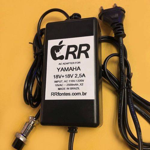 Fonte Carregador 18V para Mixer Mesa de Som Yamaha