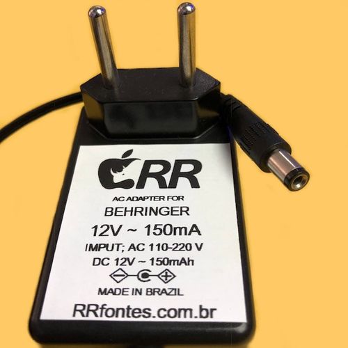 Fonte Carregador 12v Amplificador Behringer Microamp Ha400