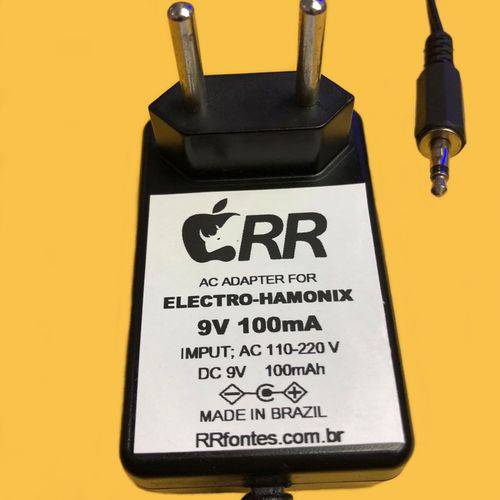 Fonte Carregador 9v para Pedal Pedaleira Compatível com Electro Harmonix