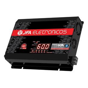 Fonte Carregador Bateria Jfa 60A Automatico Display - Bivolt
