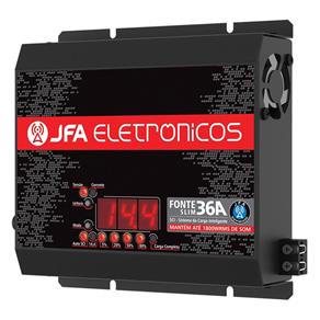Fonte Carregador de Bateria 36A Bivolt Automático JFA