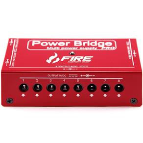 Fonte Fire Power Bridge Pro para 13 Pedais Vermelha