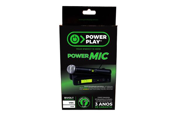 Fonte para Microfones Sem Fio Power Play Power Mic