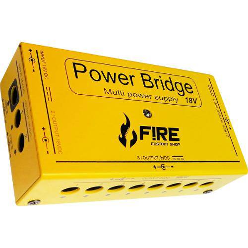 Fonte para Pedais Power Bridge 18v Amarela 99 Fire