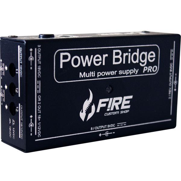 Fonte para Pedais Power Bridge Pro Preta 100 Fire