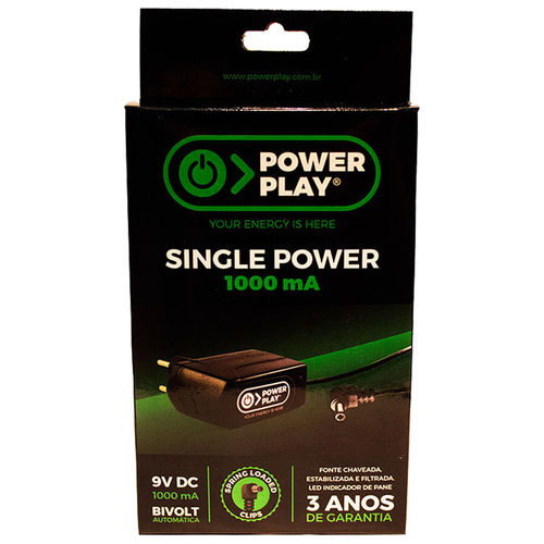 Fonte para Pedal Power Play Single Power 9v P4 1000ma