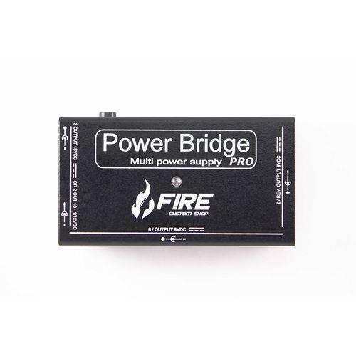 Fonte Pedal Power Bridge Pro Preta Fire Custom Shop