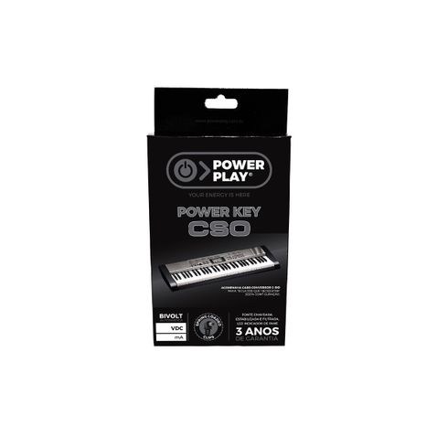 Fonte Power Play Power Key Cso P/ Linha Casio Ctk