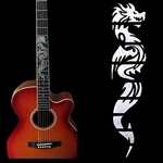 Fretboard Acessório guitarra elétrica Dragão chinês Adesivos Decor para iniciantes