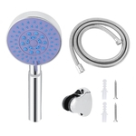 G1/2in Handheld Shower Head Set Shower Sprayer Hose Bracket Kit Home Bathroom Supplies