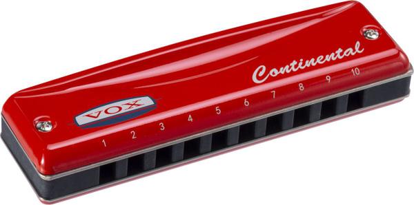 Gaita Harmonica Continental Vox Vch-2-a Red