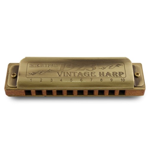 Gaita Harmônica Hb Vintage Harp 1923 em Dó (C) 1020C - Hering