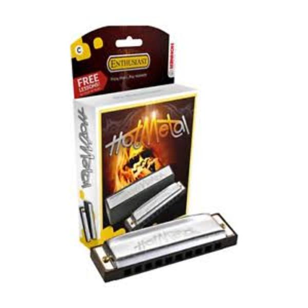Gaita - Hohner Hot Metal 572 F-fa - Proshows Comercio de Eletro El