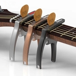 Galux GC-500A 3 em 1 Guitarra Capo com Pega Extrator Picks Escondida Slot para Guitarra Popular