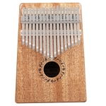 GECO 17 Key Kalimba Africano Thumb Piano Dedo percussão Keyboard Music Instruments (com Piano Box) Gostar
