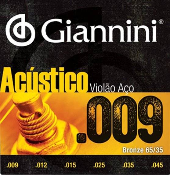 Geswal-encord. P/violao Bronze 65/35 0.009" - Giannini