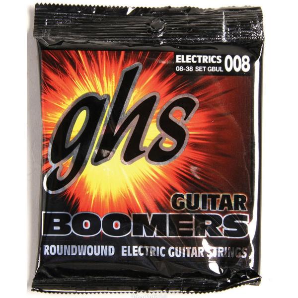 Ghs Boomers GB UL Encordoamento para Guitarra Niquel 008