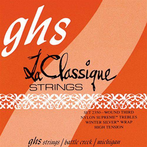 Ghs - Encordoamento de Nylon La Classique para Violão 2300