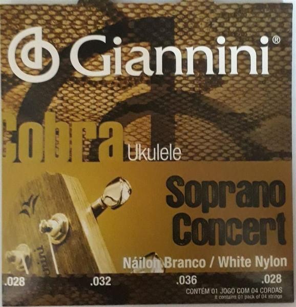 Giannini - Encordoamento Cobra para Ukulele Concert .028/.028 GEUKSC