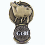 Golf Cap Clipe Comemorar Golf 12 Zodiac Marcador Suprimentos Clipe Magnético