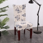 Simples antiderrapante prinitng Elastic Chair Cover for Home Hotel Supplies