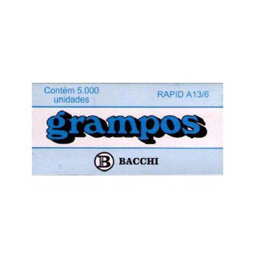 Grampo 13/6 Galvanizado Rapid Cx.C/5000 Bacchi