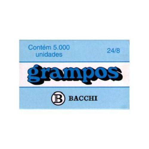 Grampo 24/8 Galvanizado Rapid Cx.C/5000 Bacchi