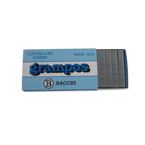Tamanhos, Medidas e Dimensões do produto Grampos Rapid 9/10 Galvanizado Cxc/5000 Bacchi