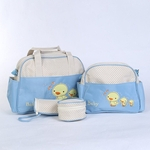 Grande capacidade Mummy saco 4pcs / Set Multifuncional Moda Patos Prints Handbag