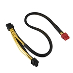 Graphics Card Power Cable,50cm 8-Pin to Dual 8-Pin PCI Express Graphics Card Power Supply Cable,Suitable for Antec Module Power Supply NP Series, TP S