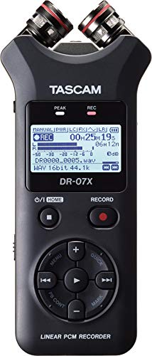 Gravador de Áudio Digital Tascam DR-07X Estéreo com Interface de Áudio USB