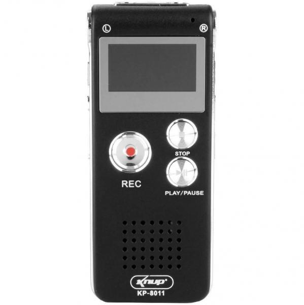 Gravador de Voz Digital 8gb Escuta Telefonica Mp3 Kp-801 - Knup