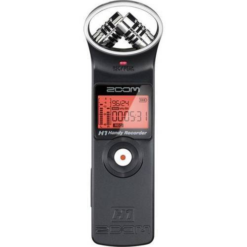 Gravador Digital de Áudio Zoom H1 Handy Recorder - Preto