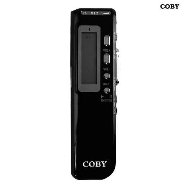 Gravador Digital de Voz, Telefone, Mp3 Player 4Gb CVR20 - Coby