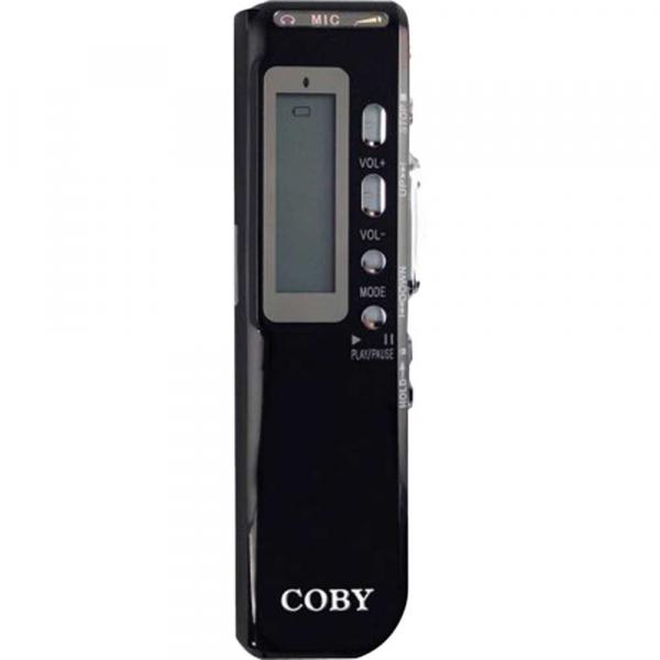 Gravador Digital de Voz, Telefônico e MP3 Player CVR20 Preto COBY