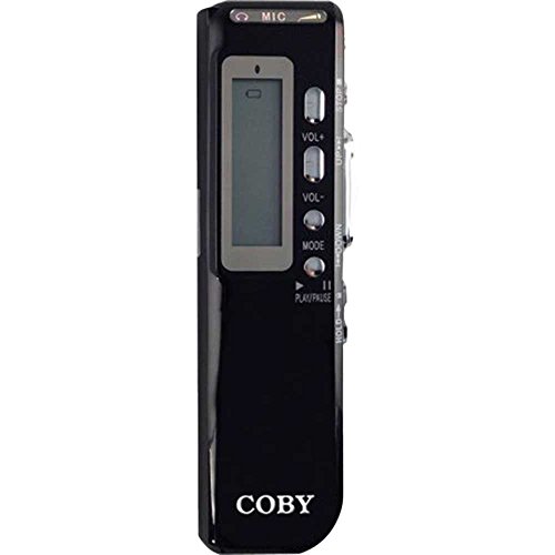 Gravador Digital de VOZ, Telefonico e MP3 Player CVR20 Preto COBY