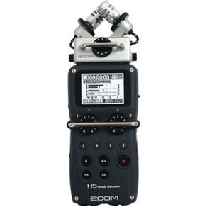 Gravador Digital Zoom H5 Handy Recorder com Sistema de Microfone Intercambiáveis