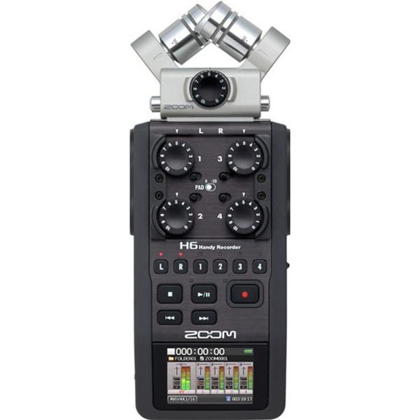 Gravador Digital Zoom H6 Handy Recorder - Black