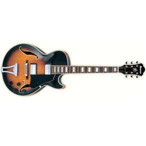 Guitarra Acústica Ibanez AG75BS Brown Sunburst com Escudo Preto e 6 Cordas