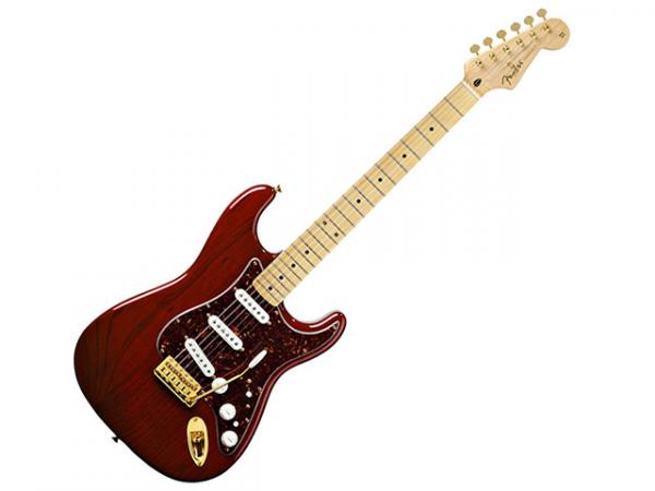 Guitarra Ash Fender STR DLX Player - Vermelho