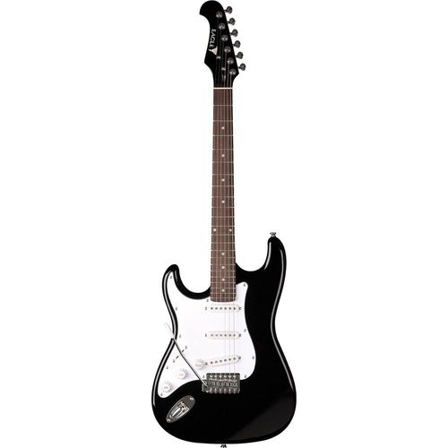 Guitarra Canhota Eagle Sts001 Strato - Black