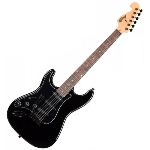 Guitarra Canhoto Mod Fender Tagima Memphis Mg32 Lh Preto