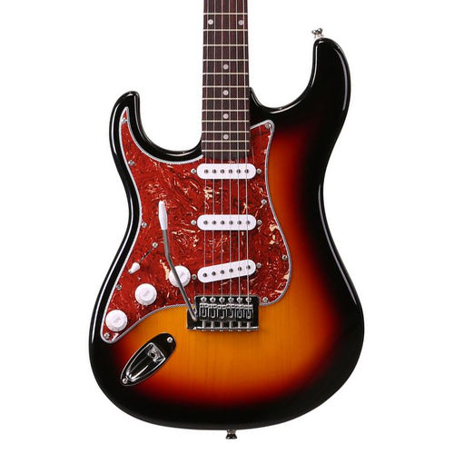 Guitarra Canhoto Mod Fender Tagima Memphis Mg32 Lh Sunburst