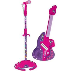 Guitarra com Microfone Banda Fashion Equestria My Little Pony - By Kids