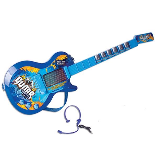 Guitarra com Microfone Guitar Rock Tour 9010B Azul - Fênix - Fenix