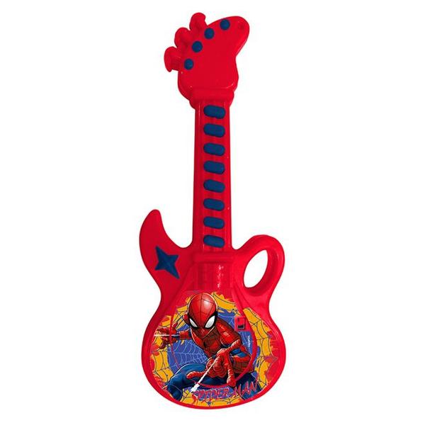 Guitarra com Som Super Herois Infantil Menino Spider Man Marvel - Etitoys