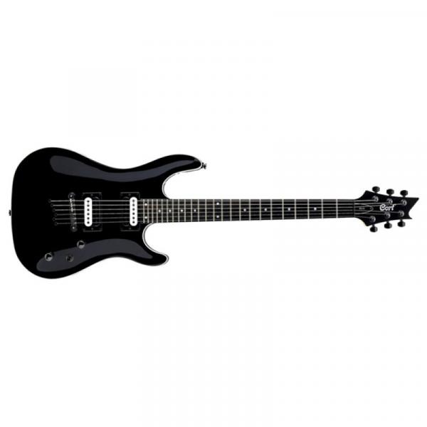 Guitarra Cort 6 Cordas Black Metallic Kx 5