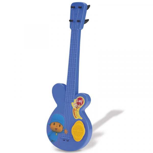 Guitarra de Brinquedo Turma do Pocoyo 5 Músicas Azul Plástico - Brinquedos Cardoso